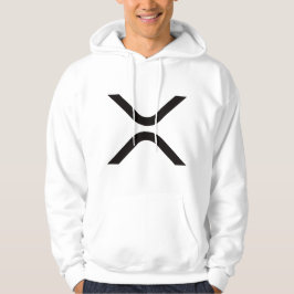 XRP 'X' Logo White Hoodie