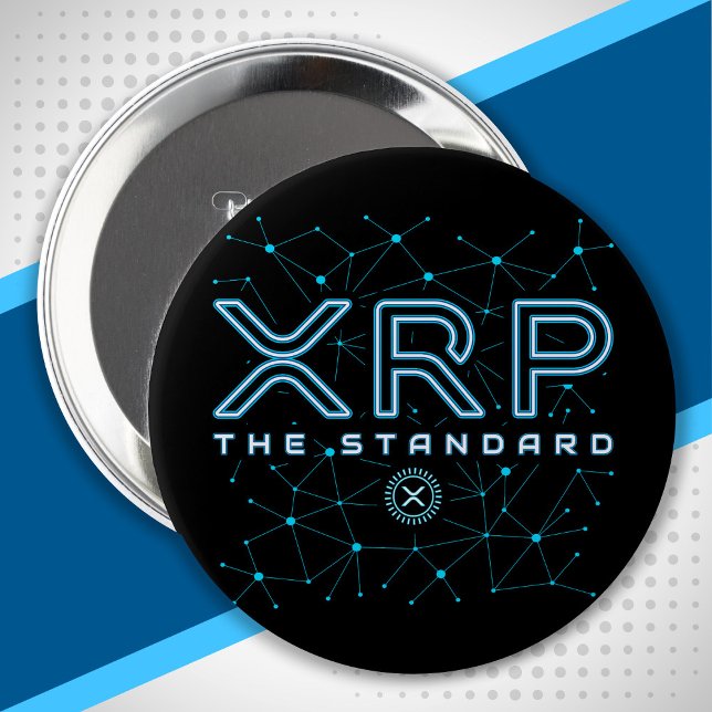 XRPL Blockchain XRP Kryptowährungsstars Button (Von Creator hochgeladen)