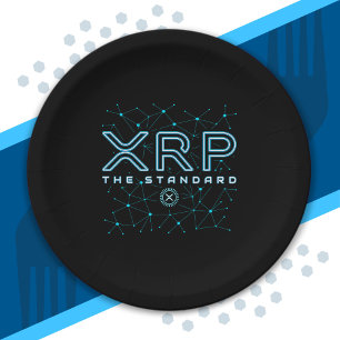 XRPL Blockchain XRP Kryptowährungsstars Pappteller
