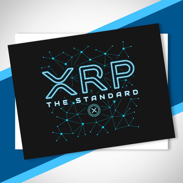 XRPL Blockchain XRP Kryptowährungsstars Postkarte (Von Creator hochgeladen)