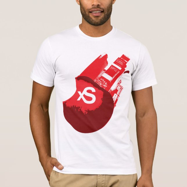 xS großes Apple T-Shirt (Vorderseite)
