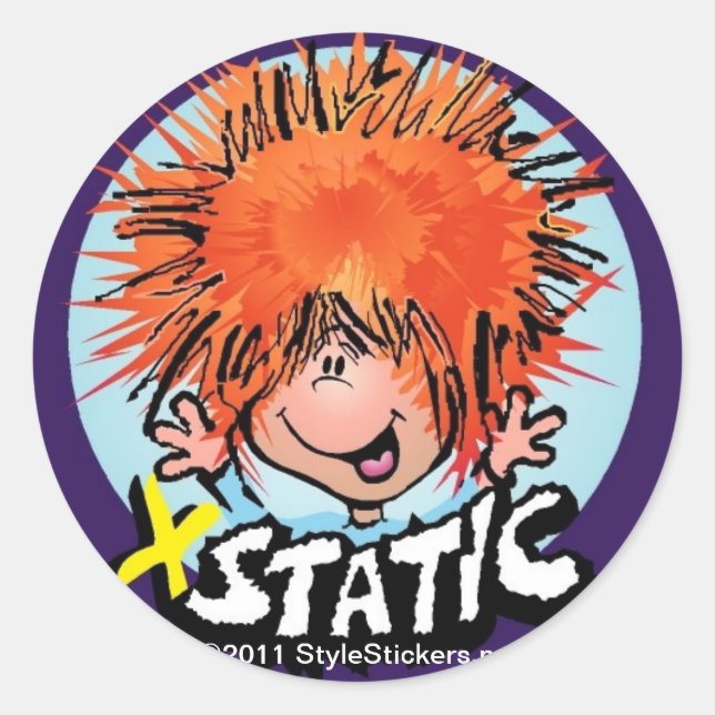 XStatic von StyleStickers™ Runder Aufkleber (Vorderseite)
