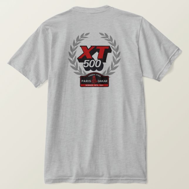 XT500 Mens T Shirt (Design Rückseite)