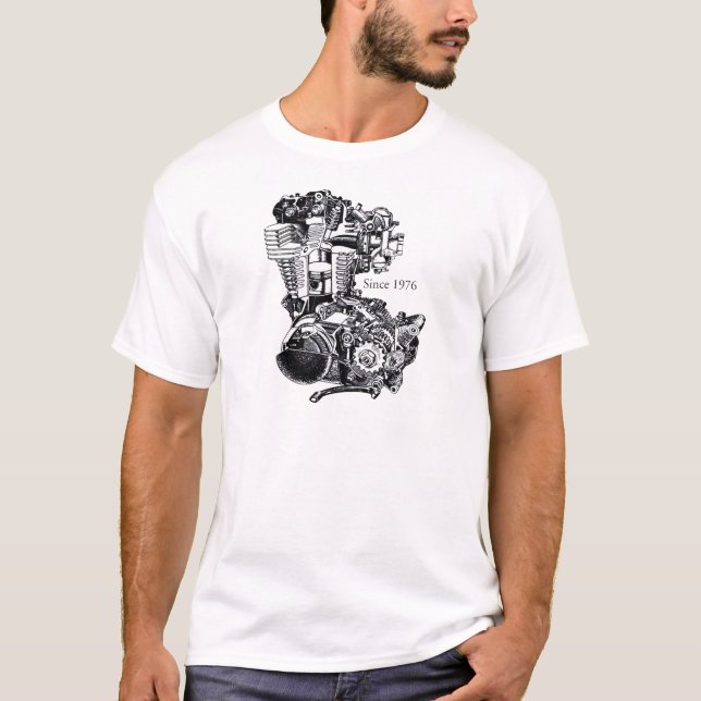 XT 500 Motor 1 T-Shirt (Vorderseite)