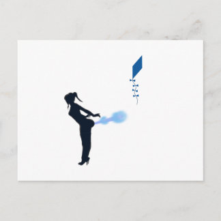 Xtreme Drachenfliegen Postkarte