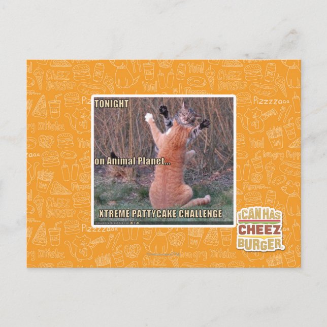 Xtreme PattyCake Challenge Postkarte (Vorderseite)