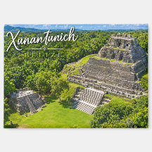 Xunantunich Belize Mayanische archäologische Sehen