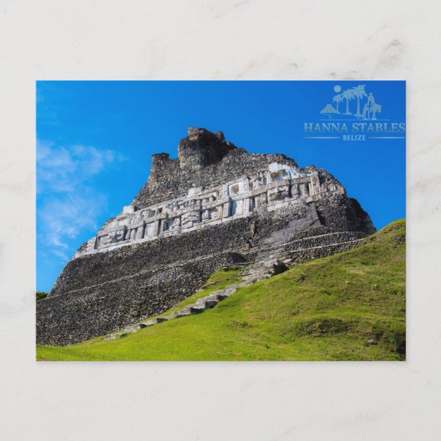 Xunantunich Maya Ruins in Belize Postkarte (Vorderseite)