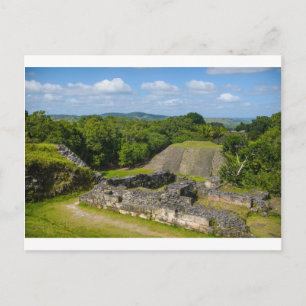 Xunantunich Mayan Ruin in Belize Postkarte