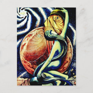 XVII Die Star Tarot PostCard Postkarte