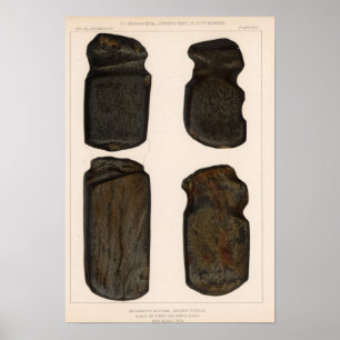 XVII Steinwerkzeuge, New Mexiko Poster