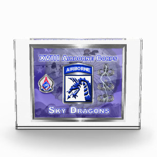 XVIII Airborne Corps Sky Dragons Maßgeschneidert Fotoblock