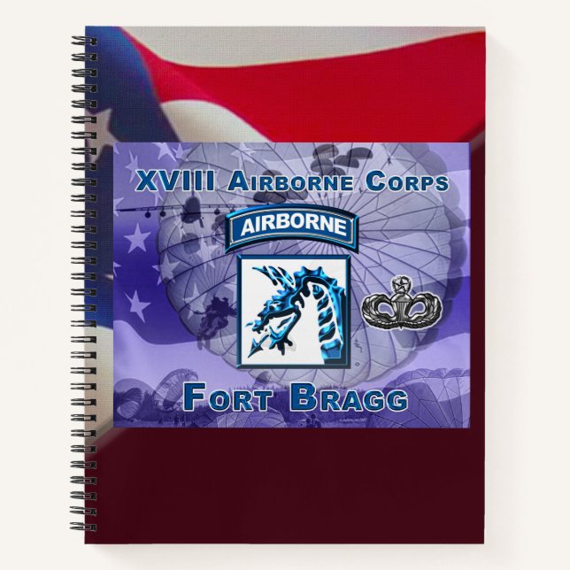 XVIII Im Flugzeug Corps-Geschenk Notizbuch (Vorderseite)