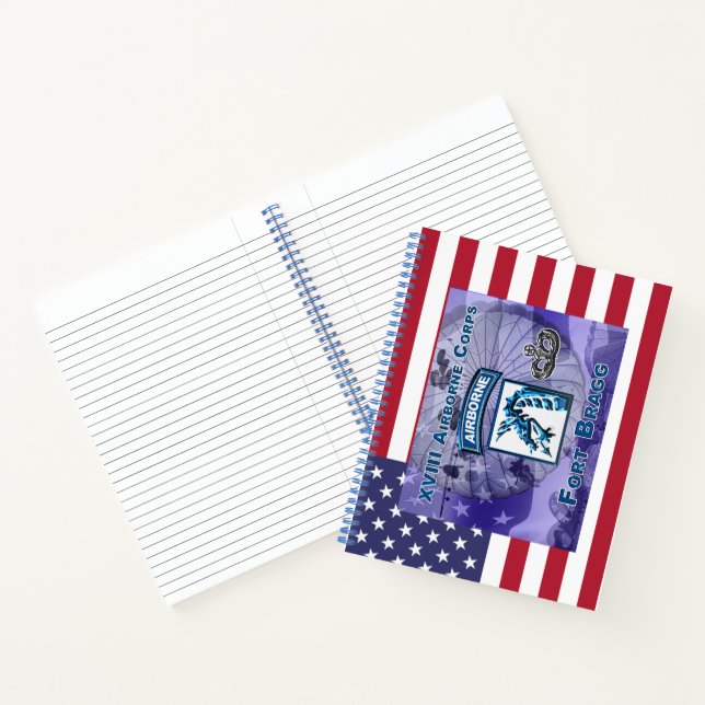 XVIII Im Flugzeug Corps-Geschenk Notizbuch (Innenseite)