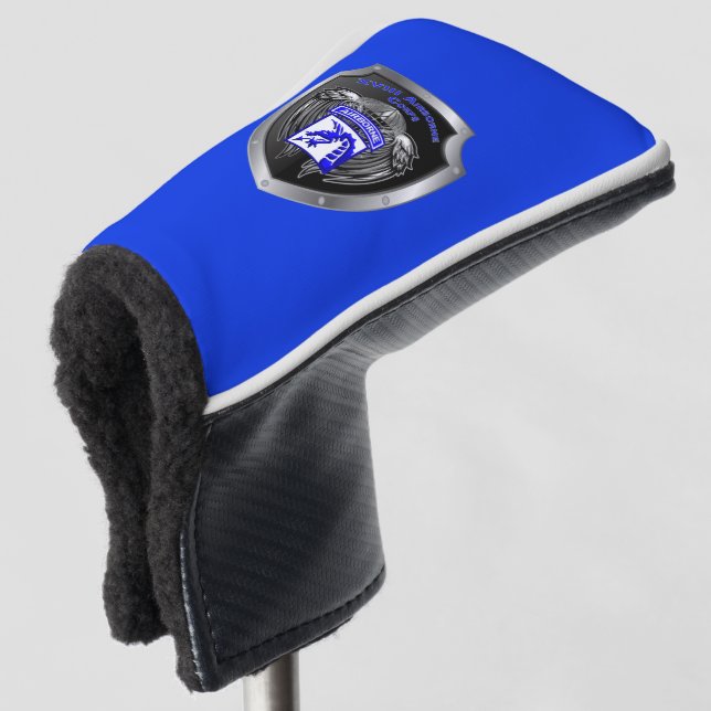 XVIII Im Flugzeug Corps-Schild Golf Headcover (3/4 Vorderseite)