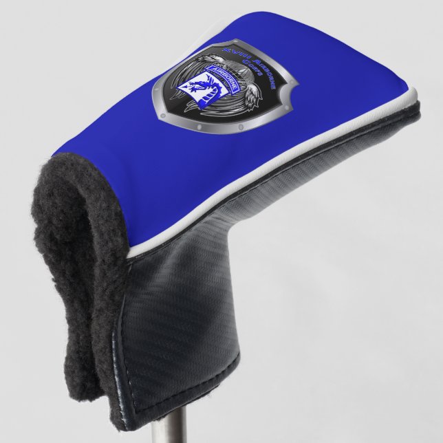 XVIII Im Flugzeug Corps-Schild Golf Headcover (3/4 Vorderseite)