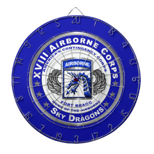 XVIII Im Flugzeug Corps Sky Dragons Dartscheibe