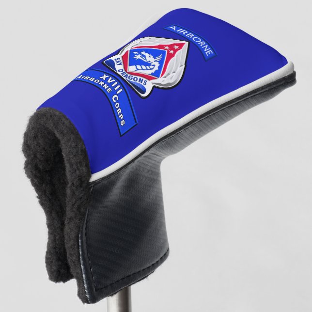XVIII Im Flugzeug Korps Golf Headcover (3/4 Vorderseite)