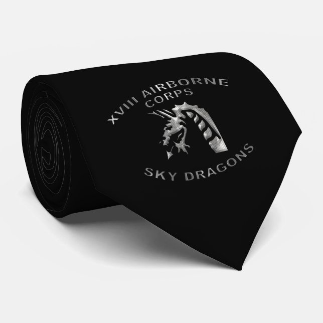 XVIII Im Flugzeug Korps "Sky Dragons" Krawatte (Gerollt)
