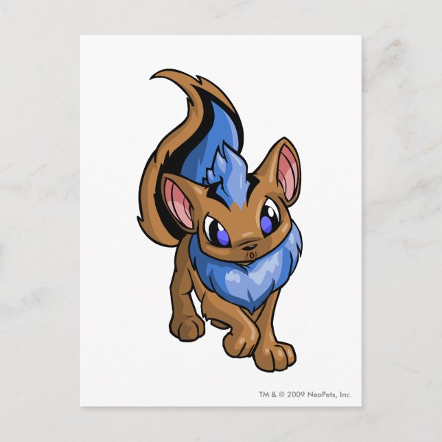 Xweetok Blue Postkarte (Vorderseite)