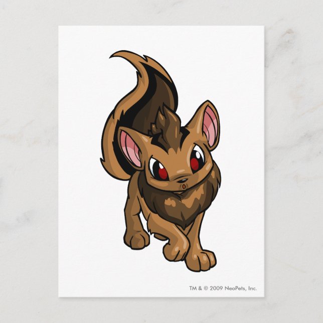 Xweetok Brown Postkarte (Vorderseite)