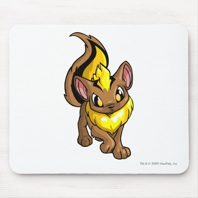 Xweetok Gelb Mousepad (Vorne)