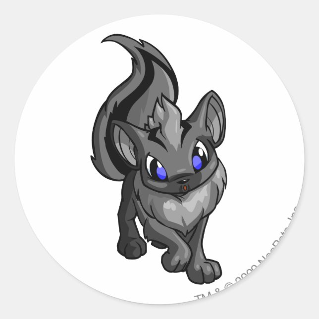 Xweetok Shadow Runder Aufkleber (Vorderseite)