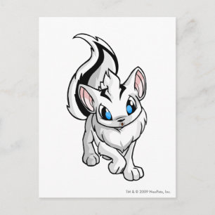 Xweetok White Postkarte
