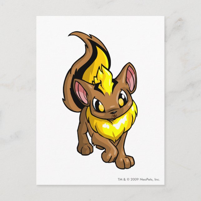 Xweetok Yellow Postkarte (Vorderseite)