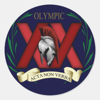 XX Aufkleber auf blau