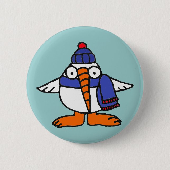 XX ausgezeichneter CartoonSnowbird Button (Vorderseite)