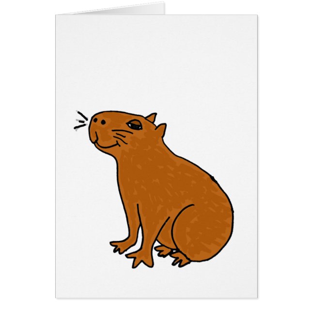 XX Capybara-Kunst (Vorne)