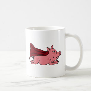 XX fliegender Superschwein-Cartoon Tasse