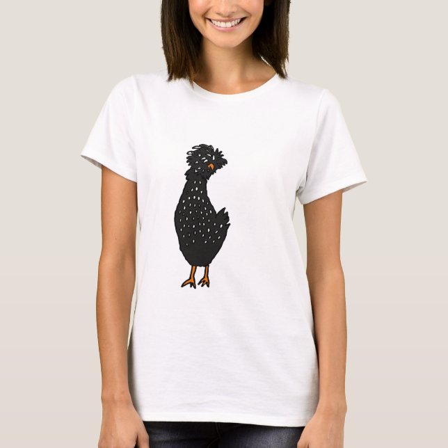 XX flippiges polnisches Huhn T-Shirt (Vorderseite)