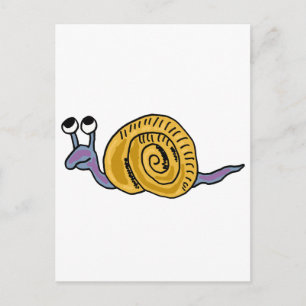XX- Funky Snail Postkarte