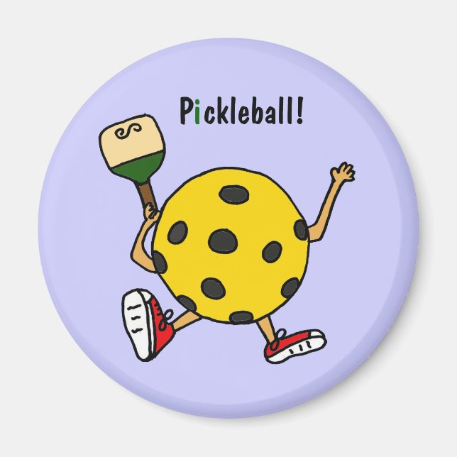 XX - Funny Pickleball-Zeichen Magnet (Vorne)