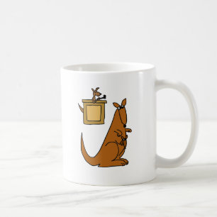 XX Känguru-Gerichts-Cartoon Kaffeetasse
