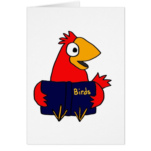 XX Kardinals-Vogel-Lesebuch über Vögel (Vorne)