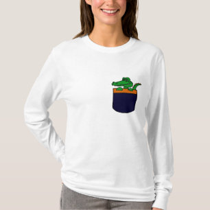 XX lustiger Alligator in einer Tasche T-Shirt