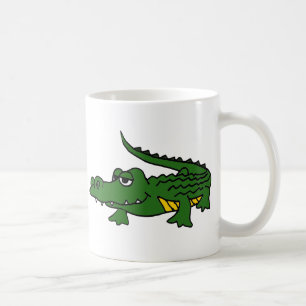 XX lustiger AlligatorCartoon Tasse