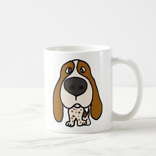 XX lustiger Jagdhund Tasse (Rechts)