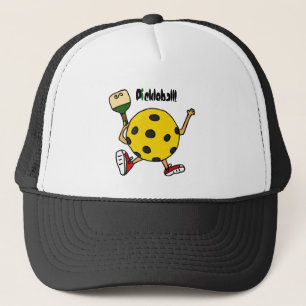 XX lustiger Pickleball Charakter Truckerkappe
