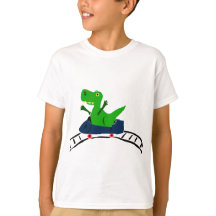 XX lustiger T-rex Dinosaurier auf