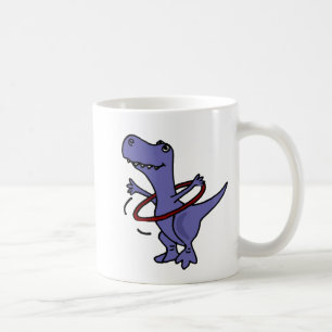 XX lustiger T-rex Dinosaurier unter Verwendung Tasse