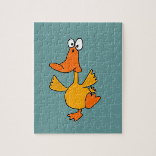 XX lustiger Tanzen-Enten-Cartoon Puzzle