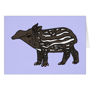 XX lustiger Tapir-Cartoon
