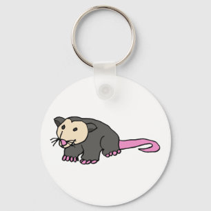 XX lustiges Opossum Schlüsselanhänger