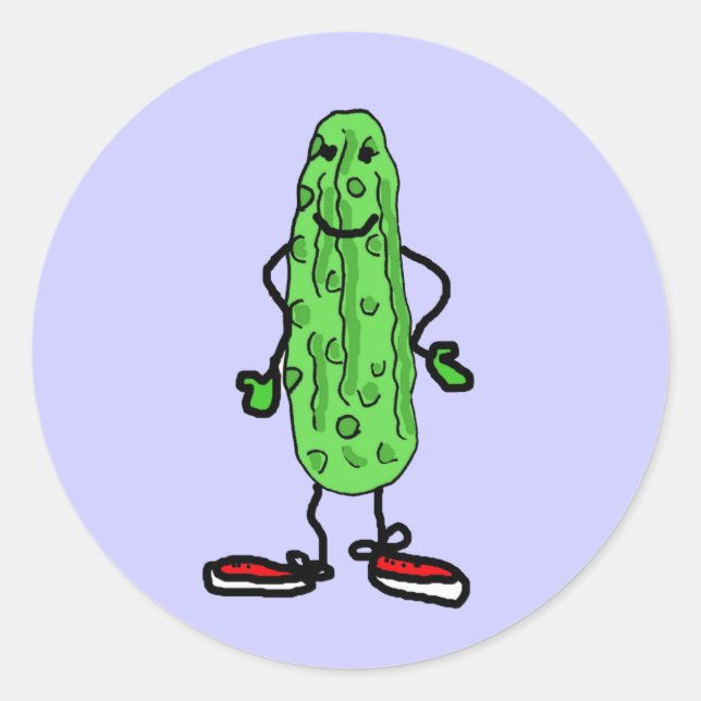 XX - Pickle Man Runder Aufkleber (Vorderseite)