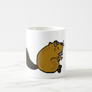XX unglaublich witzig Biber-Cartoon Tasse