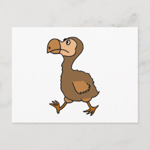 XX - Unglaublich witzig Dodo-Bird-Design Postkarte